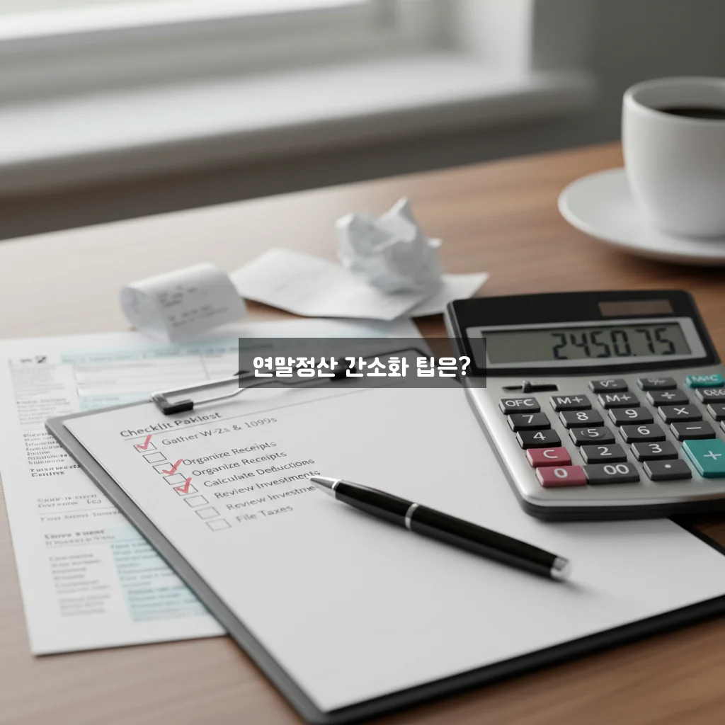 홈택스 연말정산 간소화 비교 체크리스트 완벽 가이드 관련 이미지 3