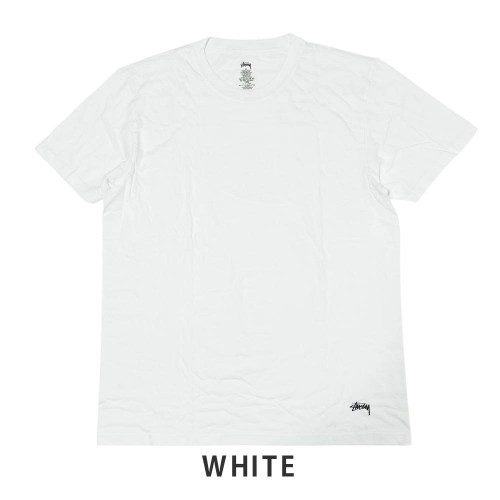 스투시 스탁 로고 크루넥 반팔티 남성용 티셔츠 1140330