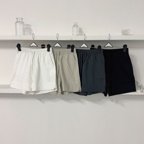 여성 냉장고바지 숏팬츠 반바지 여름바지 와이드 버뮤다 밴딩팬츠