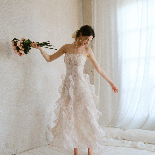 [신스덴] 페어리 러플 롱원피스