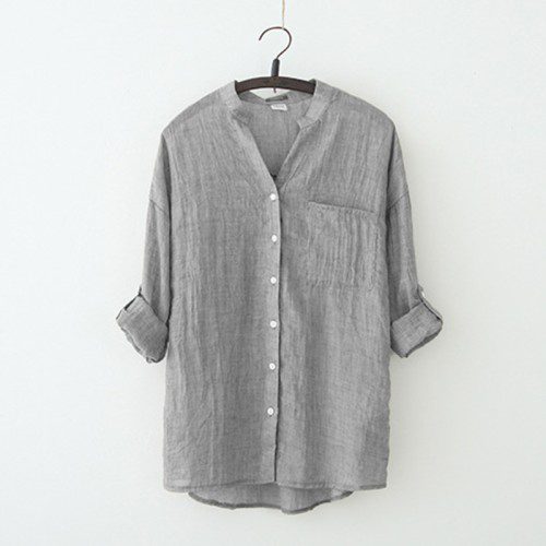 하늘하늘 여신핏 린넨셔츠 여자 여름 셔츠 남방