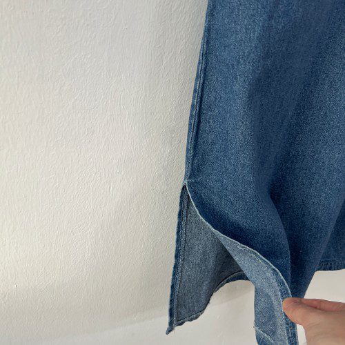 켈리 데님 포켓 원피스