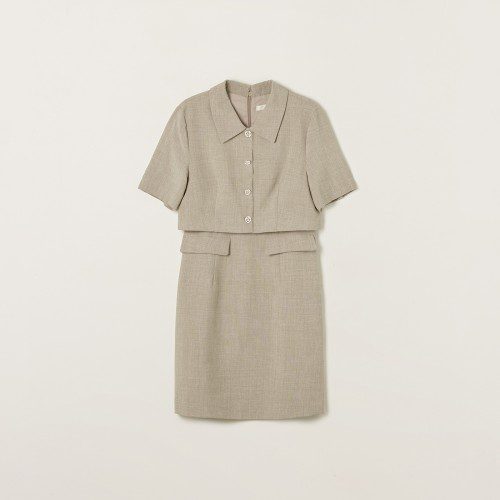 로엠 린넨라이크 2in1 미니 원피스 RMOWF25S13