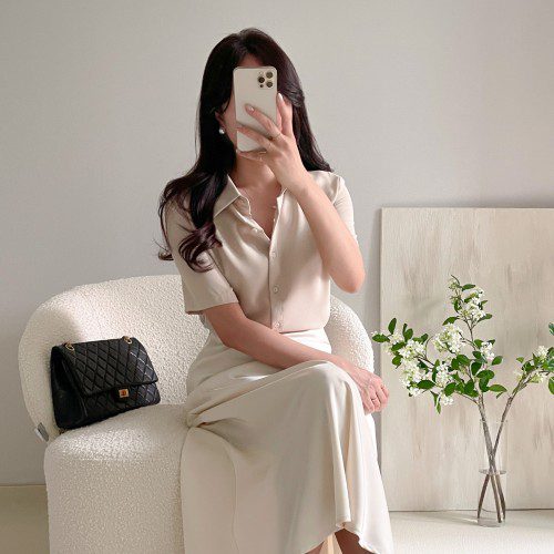 여성흰남방 흰색블라우스 흰셔츠 링클프리셔츠