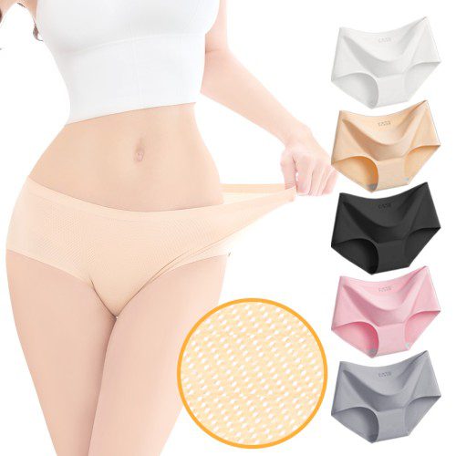 이너리즘 여성 메쉬 심리스 팬티 3+3 무봉제 노라인 여자팬티 여자 속옷