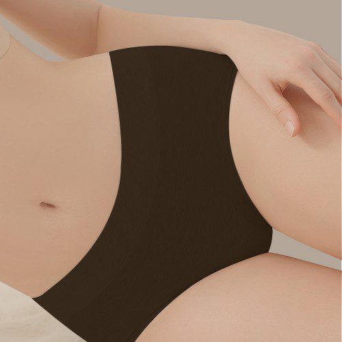 순면 여성팬티 빅사이즈 심리스 햄라인 하이웨스트 임산부 맥시 노라인 속옷