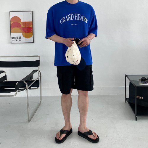 남자밴딩청반바지 카고청반바지 남성연청