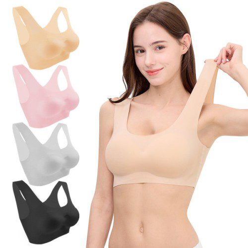 이너리즘 라이트 심리스 브라 4장세트 노와이어 스포츠 브라탑 여자 속옷