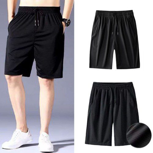 남성 쿨링 반바지 스판 빅사이즈 남자 메쉬 쿨링 팬츠