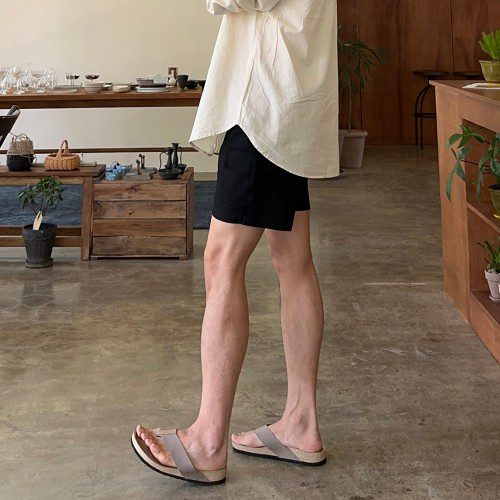 남자 반바지 남성숏팬츠 3부 린넨 남자카고반바지