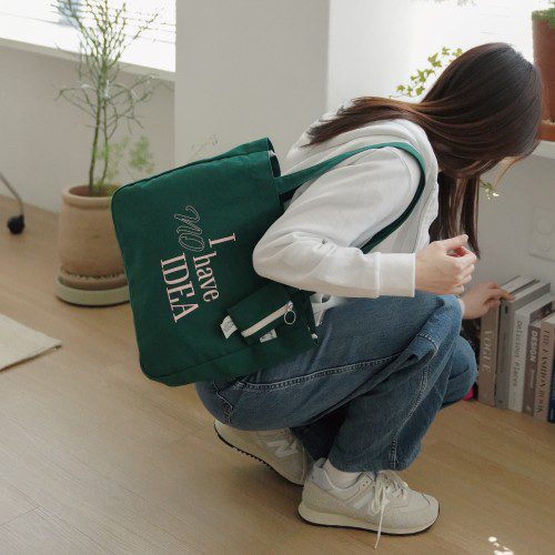 아해노아 클래식 에코백 디자이너 여성 데일리 감성 캔버스 백 대학생 직장인 보부상 가방