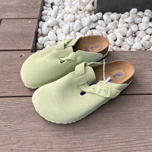 버켄스탁 보스턴 라임 그린 내로우 1027678