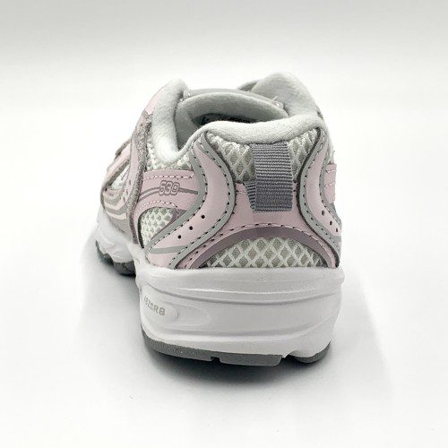 [국내매장판] 뉴발란스 키즈 530 와이드 운동화 밴딩끈 발볼 넓은 신발 그레이핑크, 235