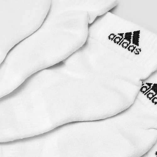 아디다스 양말 퍼포먼스 쿠션 앵클 화이트 6켤레 발목 중목 삭스 세트 스포츠 HT3442