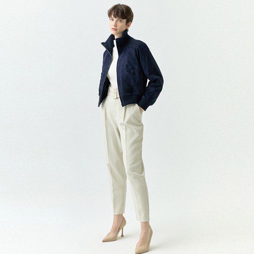 [로보] 고트 스웨이드 보머 재킷 1종 GJK24A078