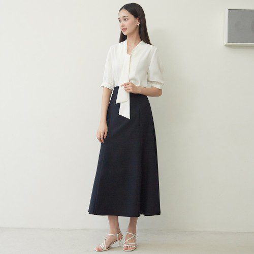 [제로스트릿][2컬러] 머메이드 롱 스커트 MERMAID LONG SKIRT