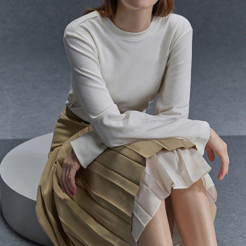 꼬모노보 25FW 이집트 기자면 스웻 티셔츠 3종 세트 빅사이즈 베이직 기본 라운드넥 코튼