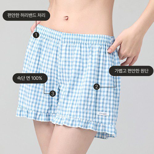 물랑루즈 여성 트렁크팬티 사각팬티 트렁크팬츠 소프트 1매